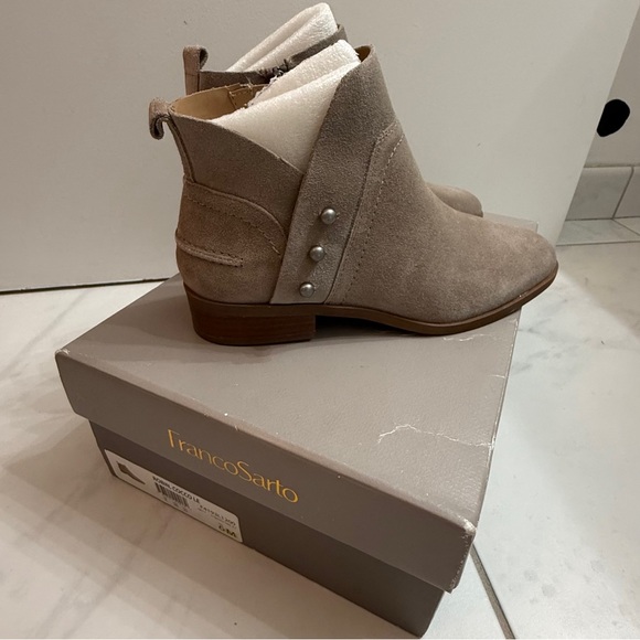 Franco Sarto Robin Ankle Boots in Cocco Size 6 NEW W/BOX ✨ - Picture 3 of 8